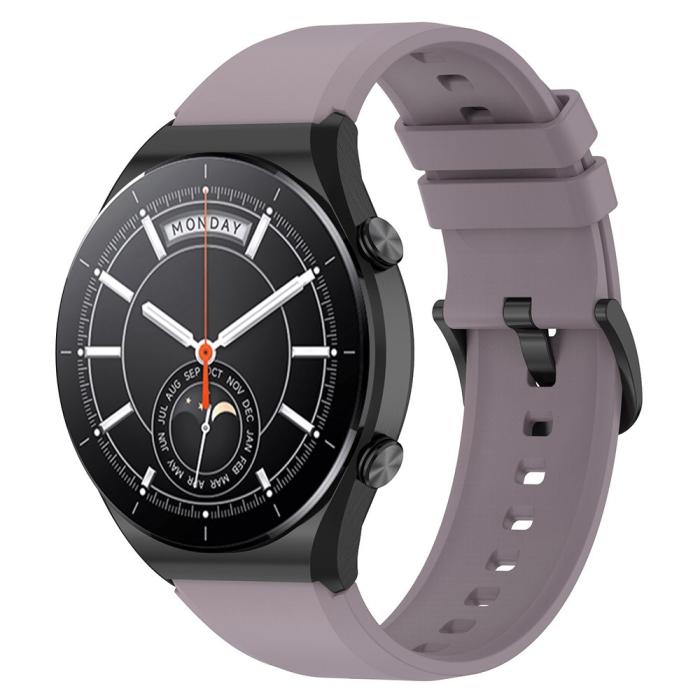 Bild 2,  Silikon Armband Smartwatch (22 mm) Lila - Teknikhallen.se