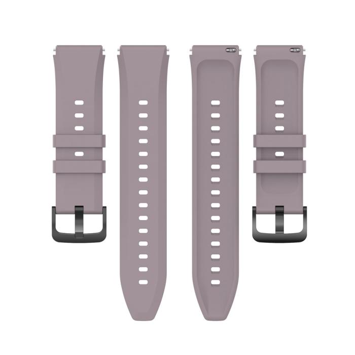 Bild 6,  Silikon Armband Smartwatch (22 mm) Lila - Teknikhallen.se