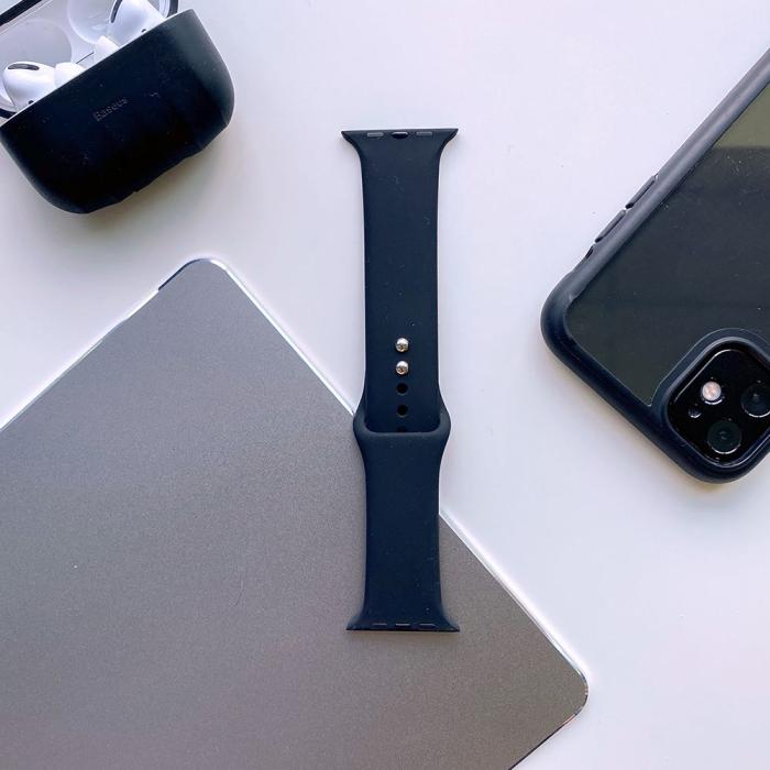 Bild 2, Tech-Protect Tech-Protect Apple Watch 42/41/40/38 mm Armband Iconband Svart - Teknikhallen.se