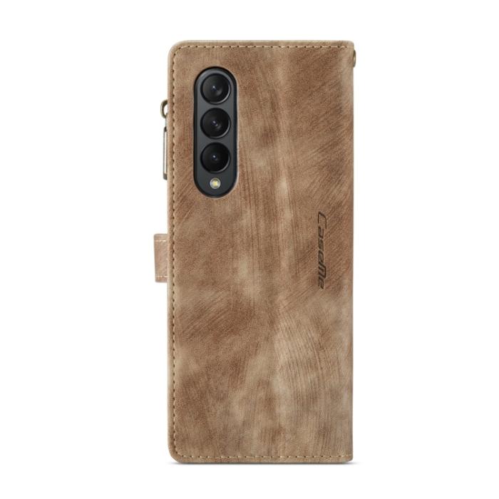 Bild 3, CASEME CASEME Galaxy Z Fold 4 Fodral Multifunktionell Brun - Teknikhallen.se