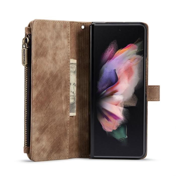Bild 4, CASEME CASEME Galaxy Z Fold 4 Fodral Multifunktionell Brun - Teknikhallen.se