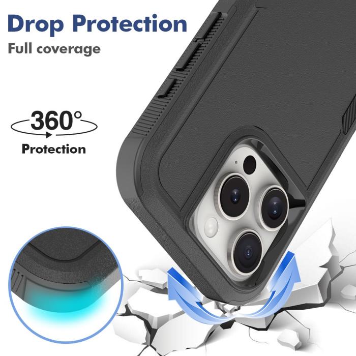 Bild 3,  iPhone 16 Pro Skal Extreme Shockproof Svart - Teknikhallen.se
