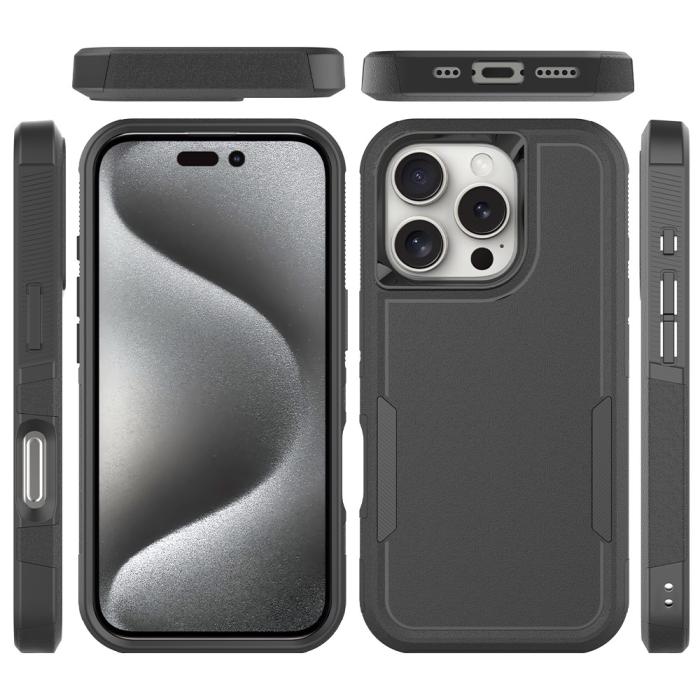 Bild 6,  iPhone 16 Pro Skal Extreme Shockproof Svart - Teknikhallen.se