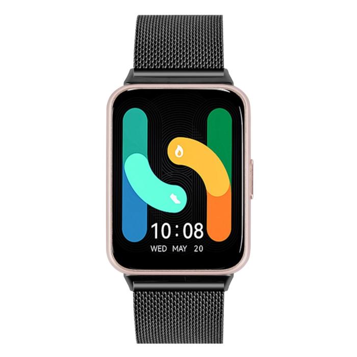 Bild 3,  Samsung Galaxy Watch Fit 3 Armband Milanese Svart - Teknikhallen.se