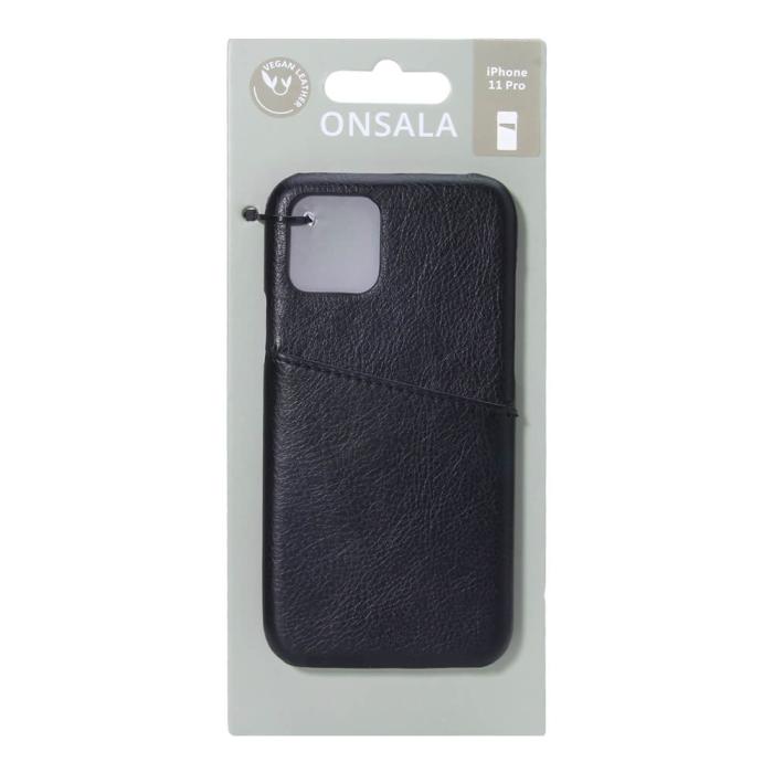 Bild 2, Onsala ONSALA iPhone 11 Pro Skal Kortfack Svart - Teknikhallen.se