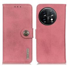 KHAZNEH KHAZNEH OnePlus 11 5G Fodral L&auml;der Rosa - Teknikhallen.se