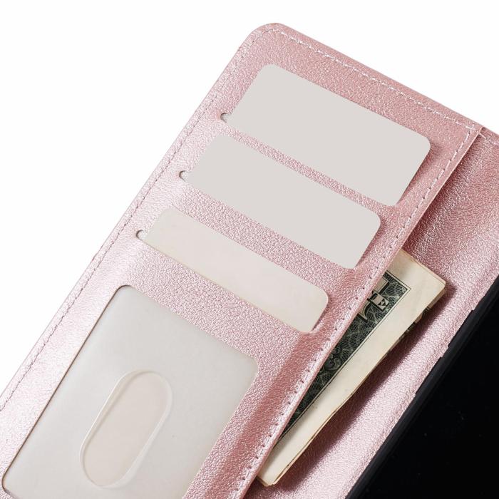 Bild 5,  iPhone 13 - 2in1 Läder Magnet Fodral / Skal - Roséguld - Teknikhallen.se