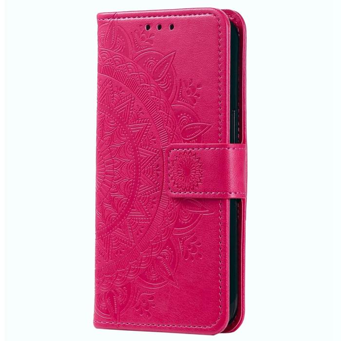 Bild 5,  Xiaomi 12T / 12T Pro Fodral Mandala Läder Rosa - Teknikhallen.se