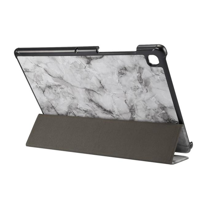 Bild 3,  Samsung Galaxy Tab A7 10.4 Fodral Marmor Tri-Fold - Teknikhallen.se