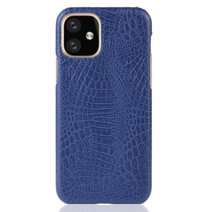 Bild 2,  iPhone 11 - Krokodil Skal - Mörk Blå - Teknikhallen.se