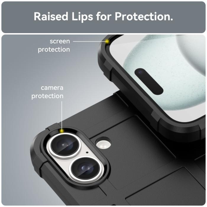 Bild 3,  iPhone 16 Skal Robust Svart - Teknikhallen.se