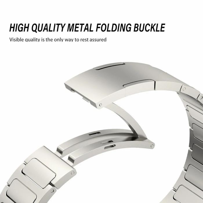 Bild 3,  Galaxy Watch Ultra (2025) / 47 mm Armband Steel Titanium Svart - Teknikhallen.se