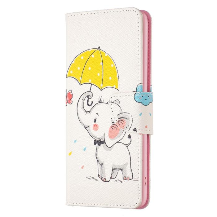 Bild 5,  iPhone 16 Plus Fodral Med Tryck Baby Elefant Vit - Teknikhallen.se