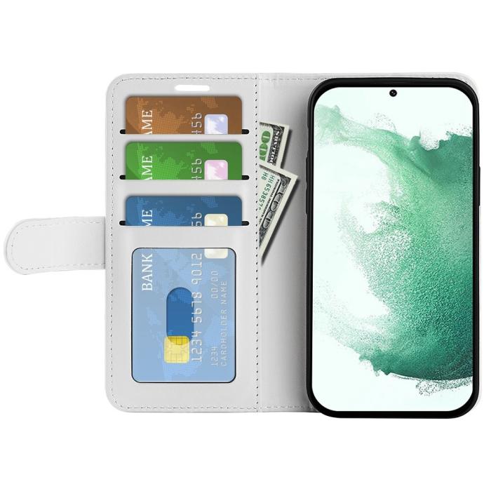Bild 2,  Samsung Galaxy S23 Plus Fodral Crazy Horse Vit - Teknikhallen.se