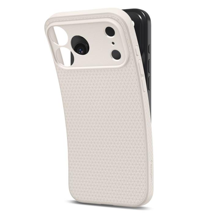 Bild 6, Spigen Spigen iPhone 17 Pro Max Skal Liquid Air Natural Titanium - Teknikhallen.se