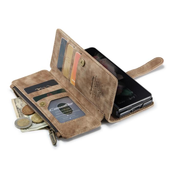 Bild 6, CASEME CASEME Galaxy Z Fold 4 Fodral Multifunktionell Brun - Teknikhallen.se
