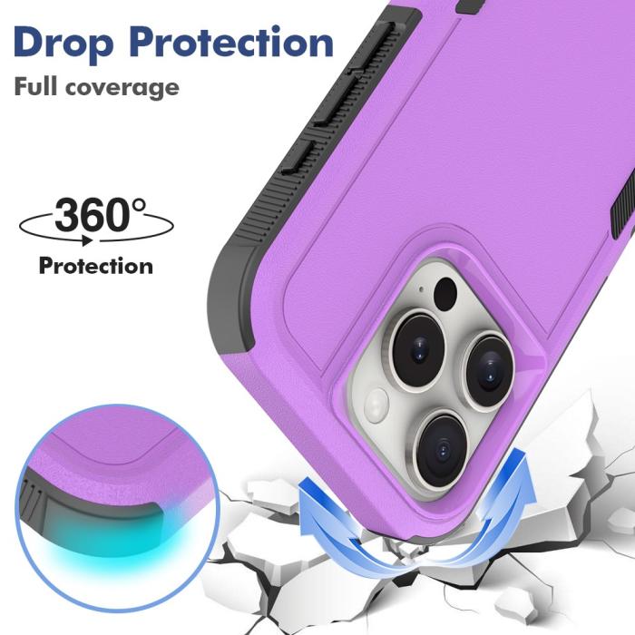 Bild 3,  iPhone 16 Pro Skal Extreme Shockproof Lila - Teknikhallen.se