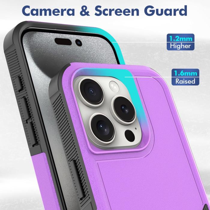 Bild 4,  iPhone 16 Pro Skal Extreme Shockproof Lila - Teknikhallen.se