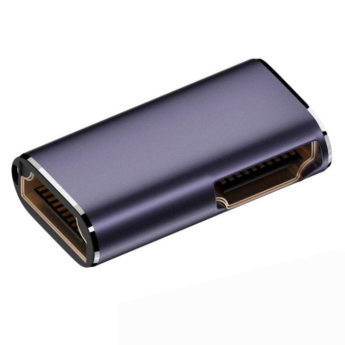 Bild 2,  HDMI Hona - HDMI 2.1 Hona 8K 60Hz UHD Adapter Blå - Teknikhallen.se