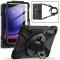  Galaxy Tab S10 Lite/S10 FE/S9 FE/S9/S8/S7 Skal 360° Hybrid Svart - Teknikhallen.se