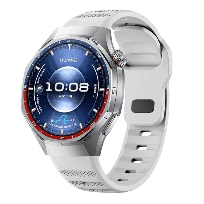 Bild 3,  Huawei Watch GT 6 Pro 46 mm Armband AeroSilicone Vit - Teknikhallen.se