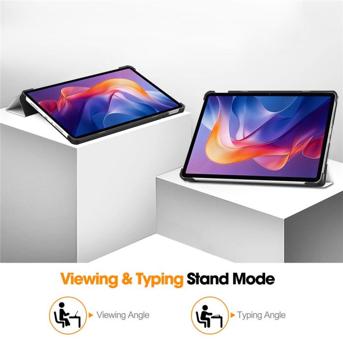 Bild 4,  Xiaomi Redmi Pad 2 Fodral Tri-Fold Katt - Teknikhallen.se
