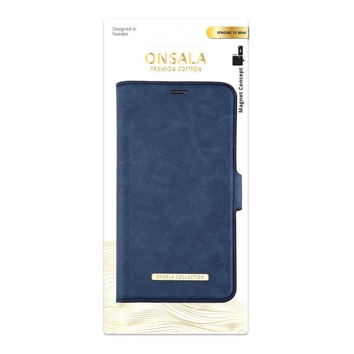 Bild 2, Onsala ONSALA iPhone 12 Mini 2in1 Magnet Fodral / Skal Royal Blue - Teknikhallen.se