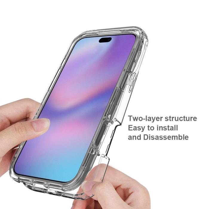 Bild 2,  iPhone 17 Pro Max Skal Shockproof Hybrid Transparent - Teknikhallen.se
