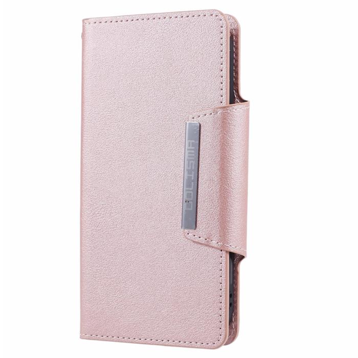 Bild 7,  iPhone 13 - 2in1 Läder Magnet Fodral / Skal - Roséguld - Teknikhallen.se