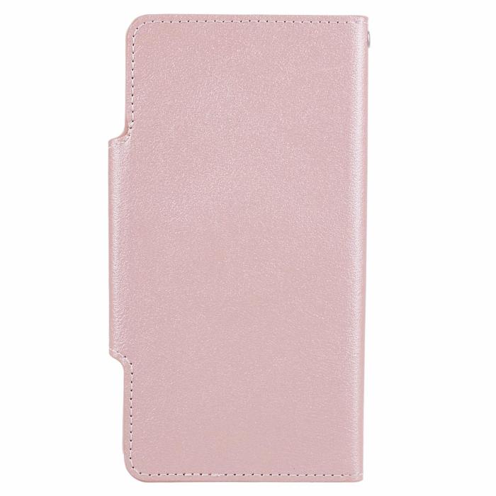 Bild 8,  iPhone 13 - 2in1 Läder Magnet Fodral / Skal - Roséguld - Teknikhallen.se