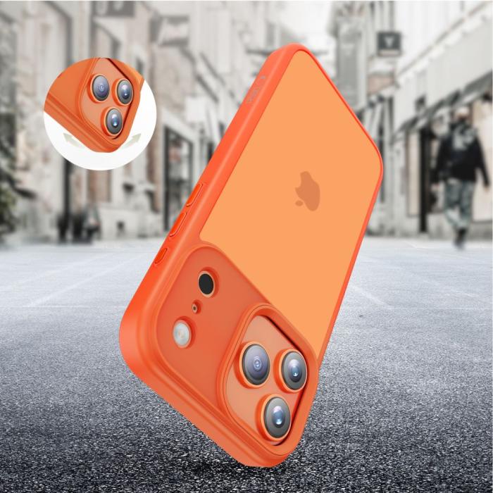 Bild 6, Tech-Protect Tech-Protect iPhone 17 Pro Max Skal MagMat Matt Cosmic Orange - Teknikhallen.se