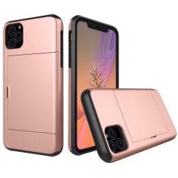  iPhone 11 - Hybrid Armour Skal - Roséguld - Teknikhallen.se