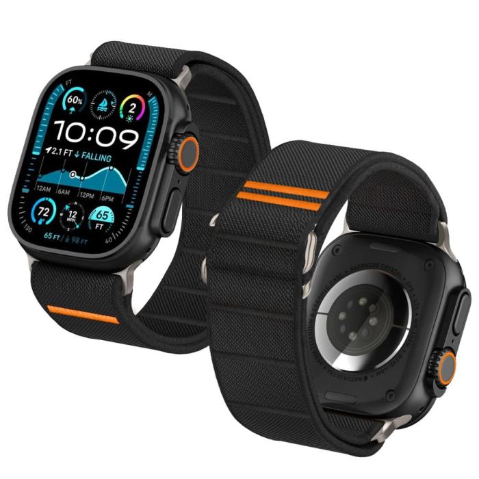 Bild 2, Tech-Protect Tech-Protect Apple Watch 42/44/45/46/49 mm Armband Nylon Slip - Teknikhallen.se