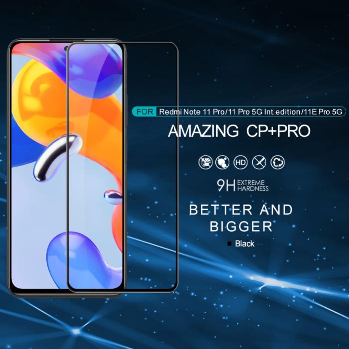 Bild 3, NILLKIN NILLKIN Xiaomi Redmi Note 11 Pro 5G Skärmskydd Pro+ Heltäckande - Teknikhallen.se