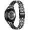  Galaxy Watch FE 40 mm Armband Metall Bling Svart - Teknikhallen.se