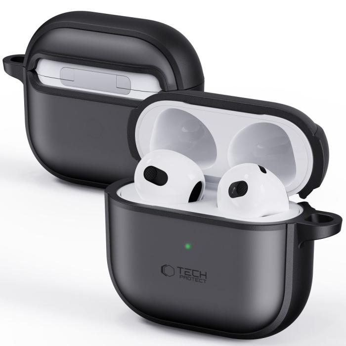 Bild 3, Tech-Protect Tech-Protect AirPods 4 Skal MagMat Matt Svart - Teknikhallen.se