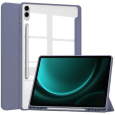  Galaxy Tab S9 FE Plus Fodral Hybrid Pennh&aring;llare Lila - Teknikhallen.se