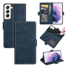  Samsung Galaxy S22 Fodral Magnetisk St&auml;ngning Bl&aring; - Teknikhallen.se