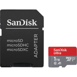 SanDisk SanDisk MicroSDXC Mobil Ultra 1TB 150MB/s Inkl. Adapter - Teknikhallen.se