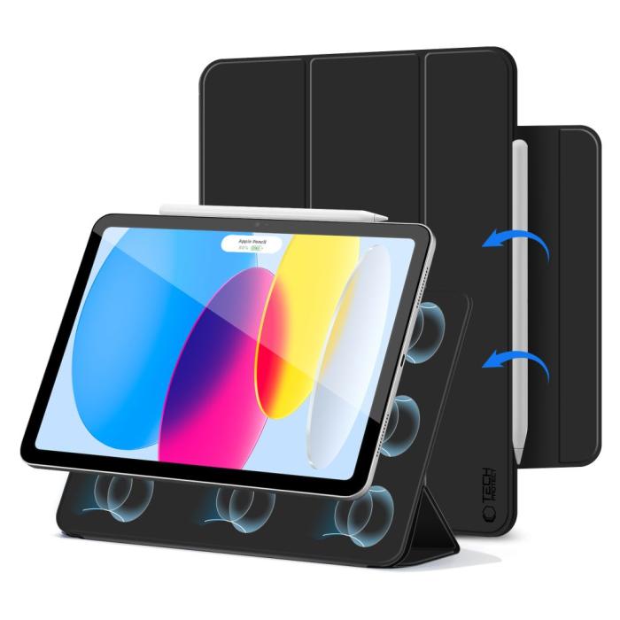 Bild 2, Tech-Protect Tech-Protect iPad 11 2025 / 10.9 2022 Fodral SC Magnetic Svart - Teknikhallen.se