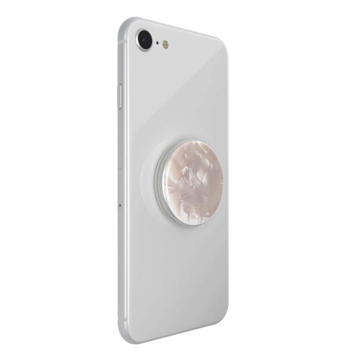 Bild 8, PopSockets PopSockets Avtagbart Grip med Ställfunktion LUXE Acetate Pearl White - Teknikhallen.se