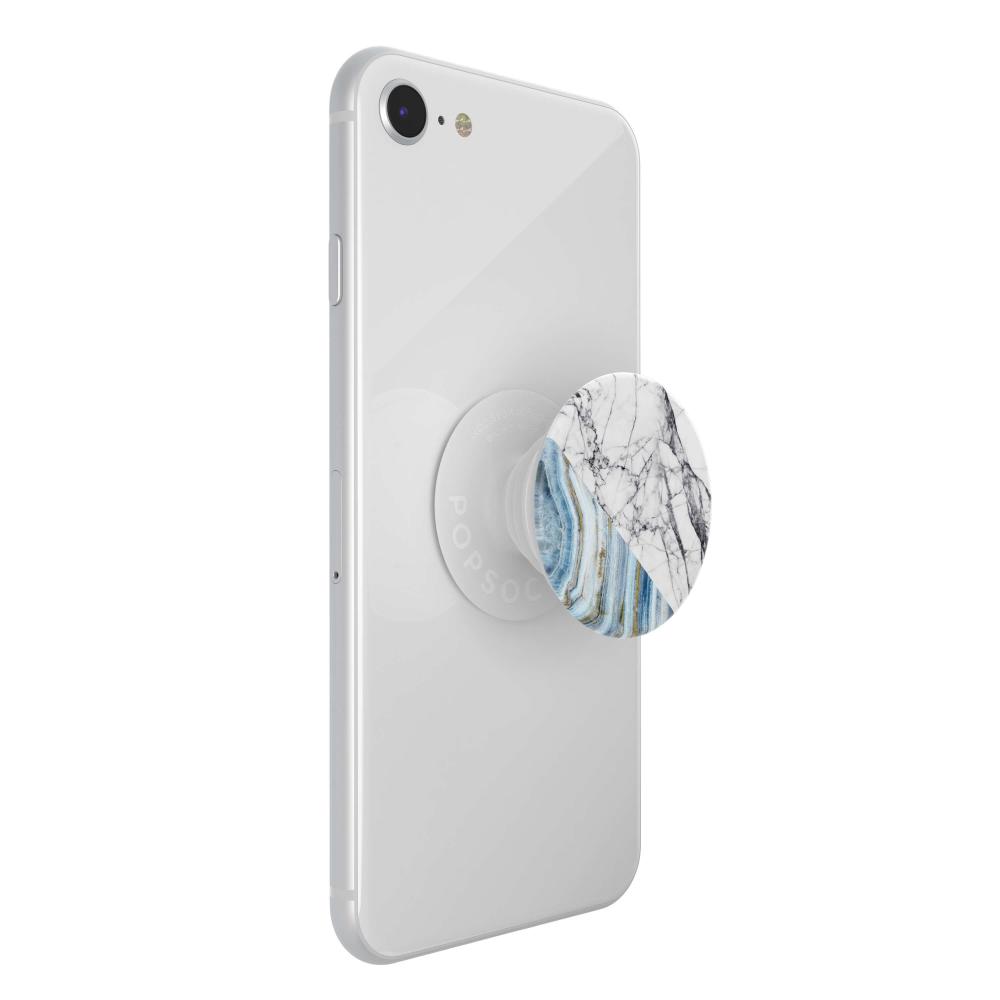 PopSockets PopSockets Avtagbart Grip med Ställfunktion Aegean Marble - Teknikhallen.se