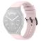  Silikon Armband Smartwatch (22 mm) Ljus Rosa - Teknikhallen.se