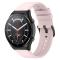  Silikon Armband Smartwatch (22 mm) Ljus Rosa - Teknikhallen.se