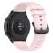  Silikon Armband Smartwatch (22 mm) Ljus Rosa - Teknikhallen.se