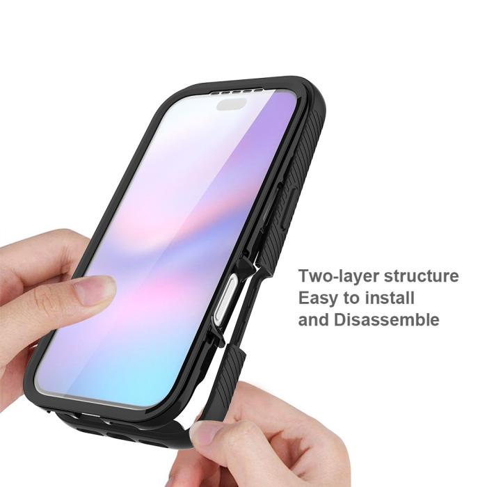 Bild 4,  iPhone 17 Pro Skal 360 Hybrid Defense Svart - Teknikhallen.se
