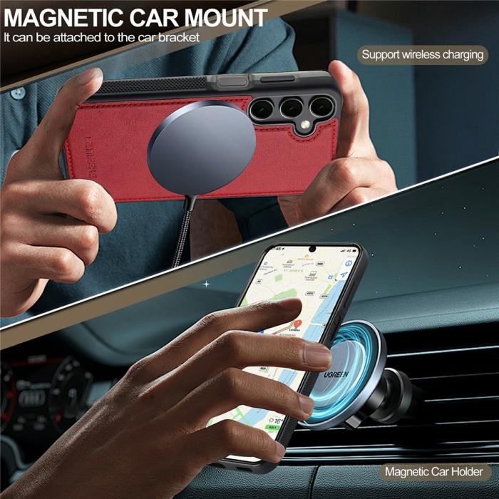 Bild 5, LC.IMEEKE LC.IMEEKE Galaxy S26 Skal MagSafe Avtagbart Kortfack - Teknikhallen.se