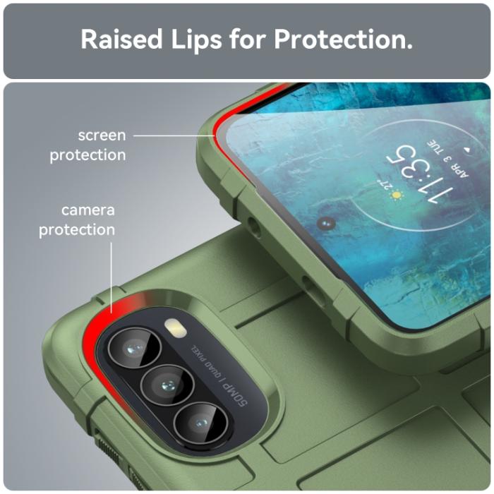 Bild 6,  Motorola Moto G52/G82 Skal Robust Grön - Teknikhallen.se