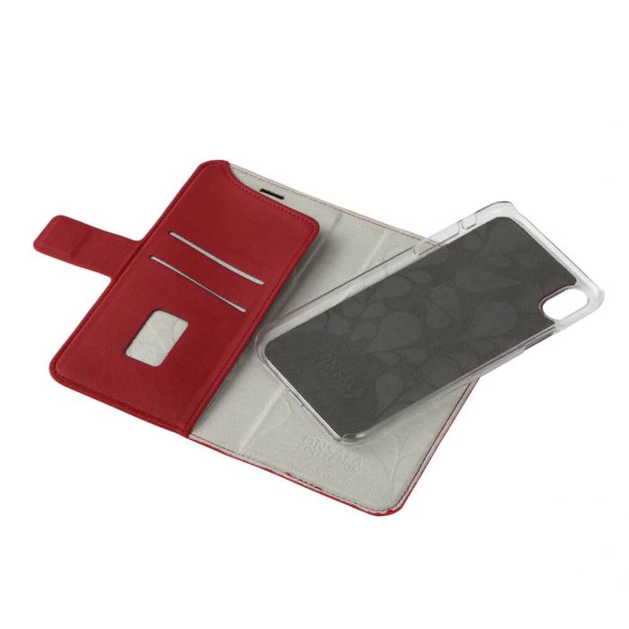 Bild 3, Onsala ONSALA iPhone XR 2in1 Magnet Fodral / Skal Saffiano Red - Teknikhallen.se