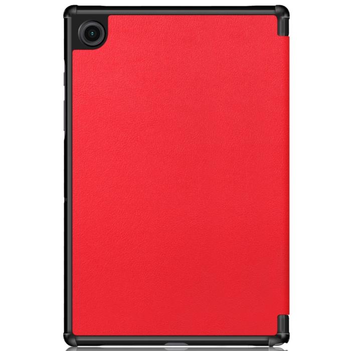 Bild 3,  Samsung Galaxy Tab A8 10.5 (2021) Fodral Premium Tri-Fold Röd - Teknikhallen.se